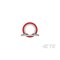 Te Connectivity Ring Terminal, 3/8 in Stud Size, 42.4 mmÂ², Nylon Insulated, Red 324054 - alternate 4